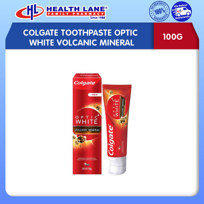 COLGATE TOOTHPASTE OPTIC WHITE VOLCANIC MINERAL (100G)